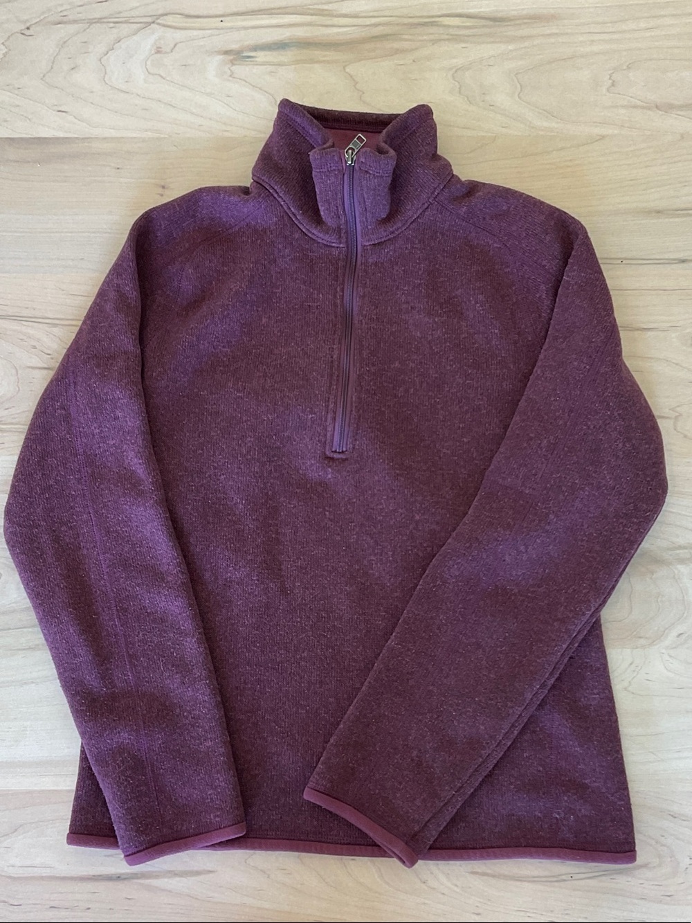 Patagonia women’s Half-Zip Sweater Jacket - Plum